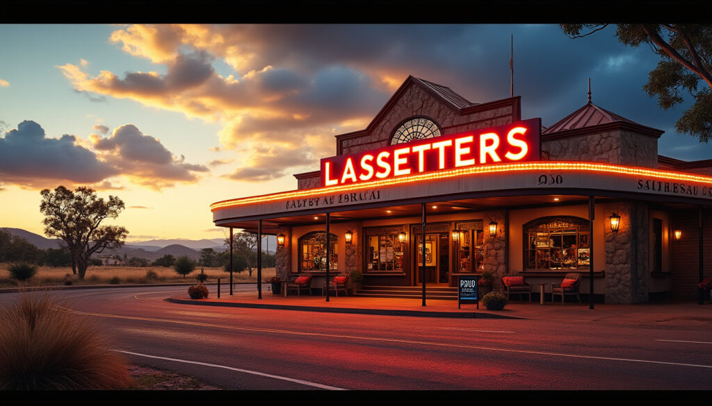 plongez dans l'ambiance unique du casino lasseters à alice springs, australie : jeux excitants, atmosphère conviviale et expérience inoubliable au cœur du désert.