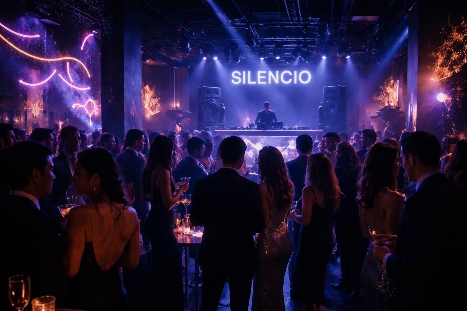 découvrez silencio, le club de nuit emblématique de new york, offrant une ambiance unique et des soirées inoubliables pour tous les amateurs de fête.