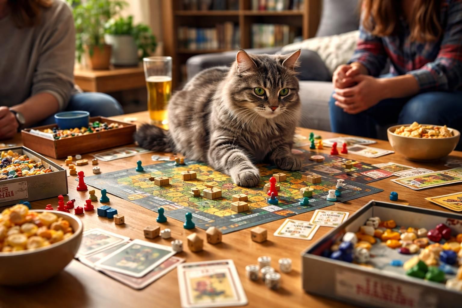 découvrez notre sélection de jeux de société mettant en scène des chats, parfaits pour séduire tous les amateurs de ces adorables félins.