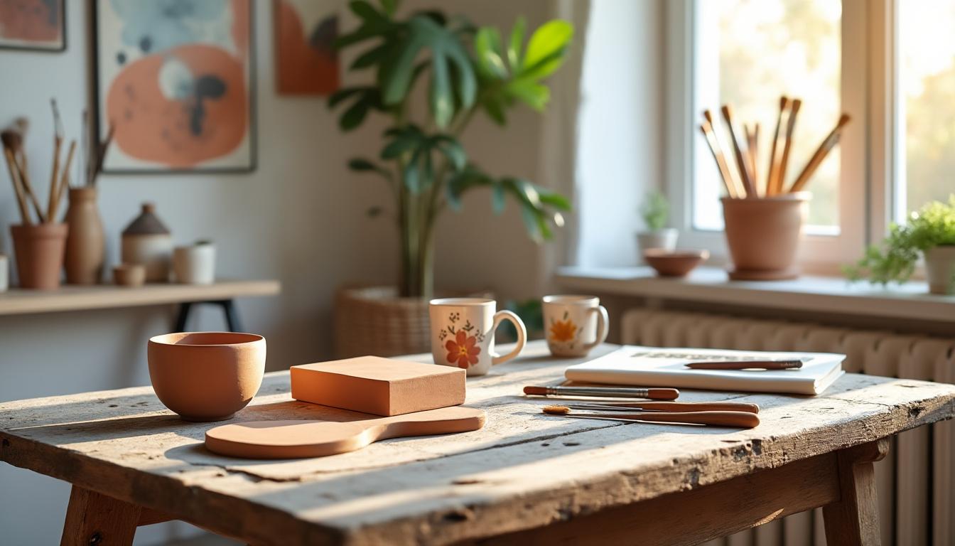 découvrez les offres spéciales de notre boutique pour kits de poterie débutant et lancez-vous facilement dans cet art créatif.