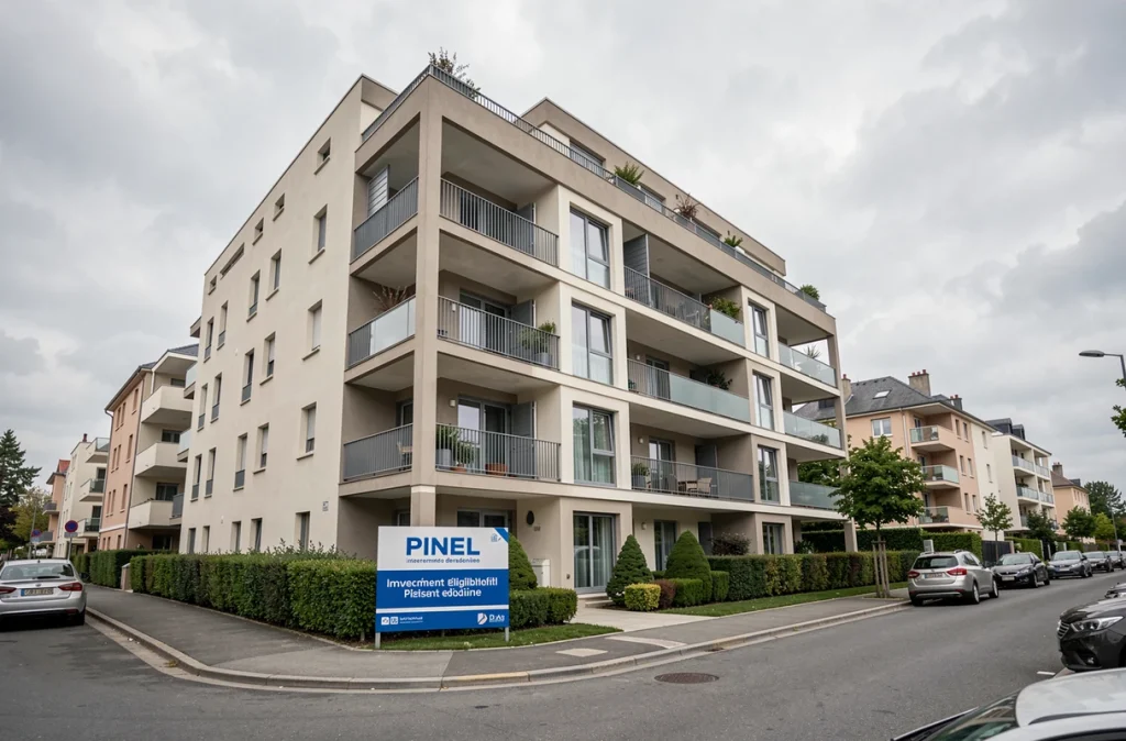 Immeuble résidentiel neuf éligible à la défiscalisation immobilière loi Pinel en France